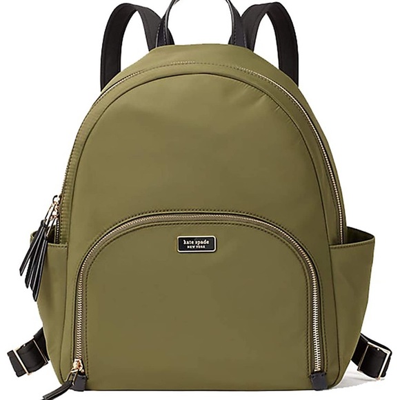 kate spade green backpack